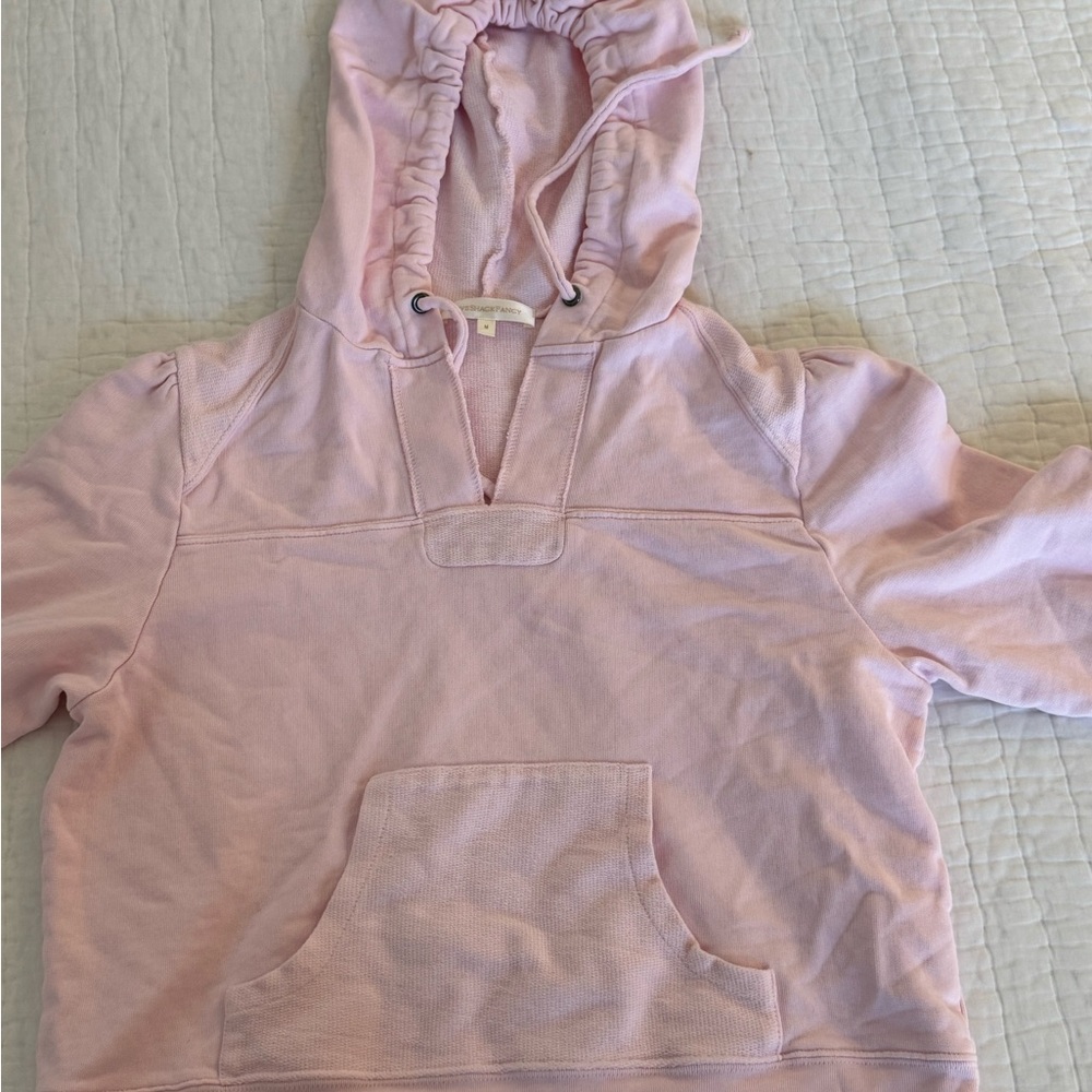LoveShackFancy Pink Hoodie Sweater